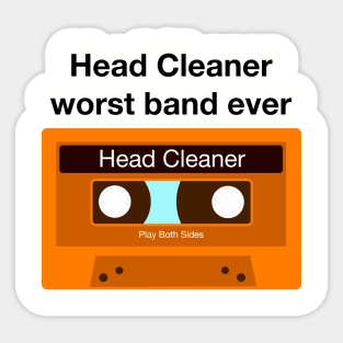 Head Cleaner Sticker